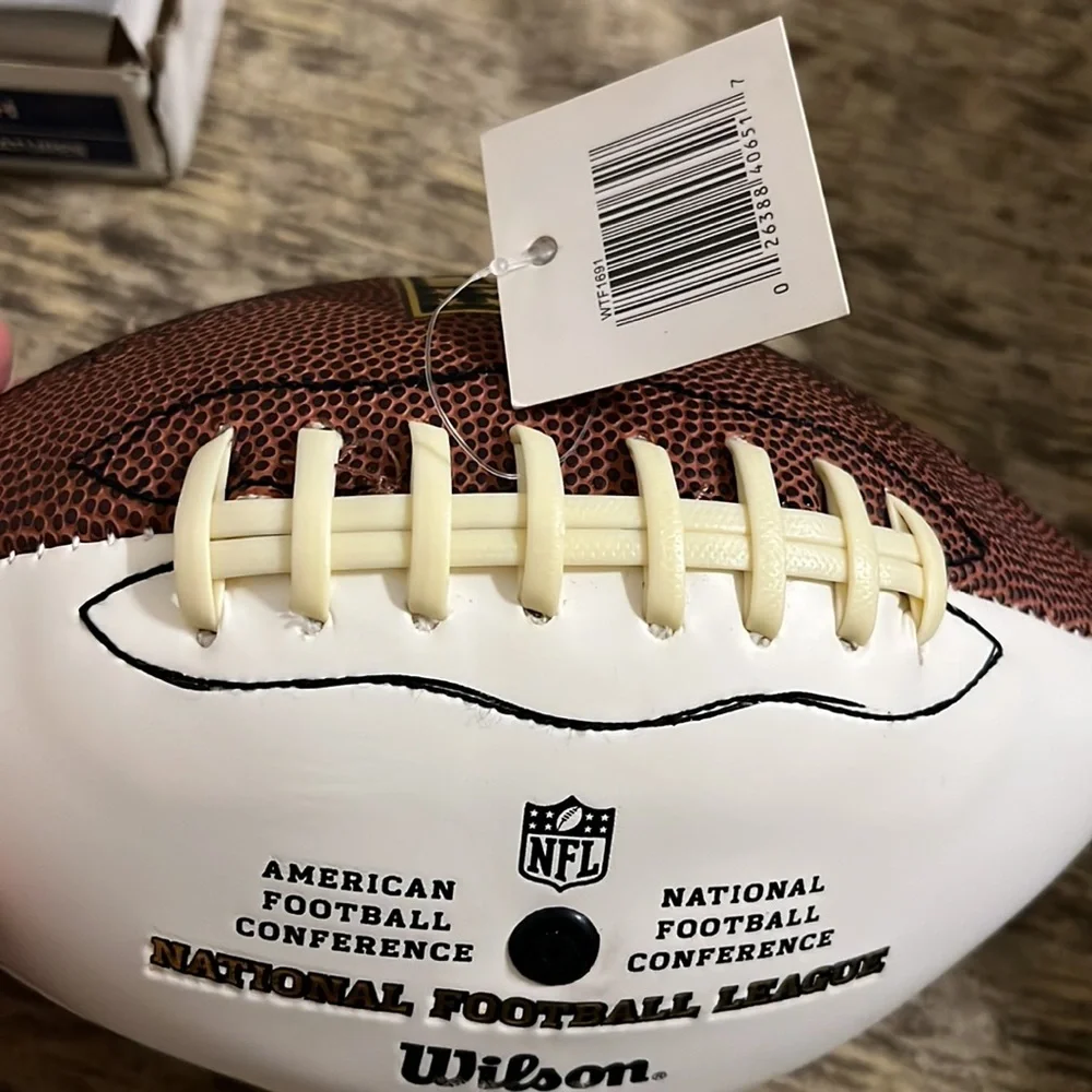 Wilson No box SIGNED Autographed football #49 - Picture 2 of 9